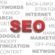 The word seo is shown on a white background.